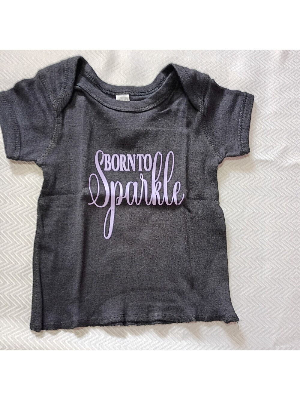Rabbit Skins Baby T-Shirt Born to Sparkle
